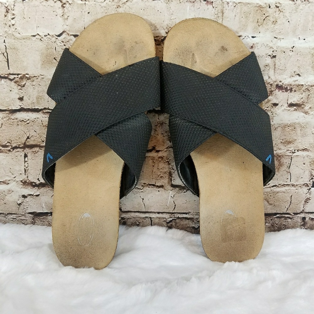 Dr. Scholl's Cork Slide Sandals